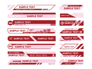スタイリッシュなテロップデザイン