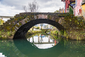 Scenery of Likeng Scenic Area, Wuyuan, Jiangxi province