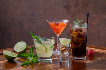 bevande  assortimento di aperitivi 