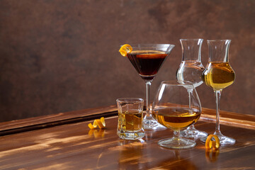 bevande  assortimento di aperitivi 