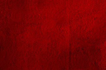 Red background oil paint texture.