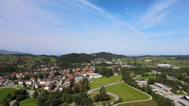 Siegsdorf von oben