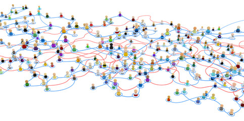 Cartoon Crowd System, Red Lines Current