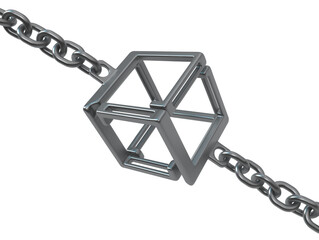 Chain Cube Link Metal