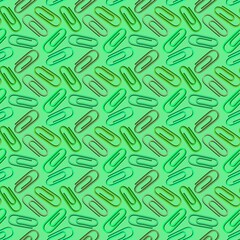 School seamless paper clip pattern for fabrics and packaging and linens and kids and wrapping paper and office