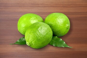 yuzu fruits or yellow lemon on the desk