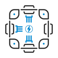 Electrical Junction Box Icon