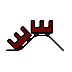 Small Roller Coaster Icon