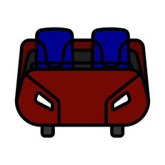 Roller Coaster Cart Icon
