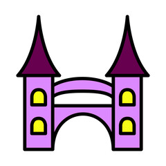 Amusement Park Entrance Icon