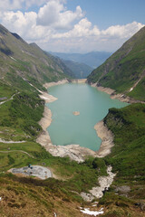 Kaprun Hochgebirgsstauseen - water reservoirs in mountains, Kaprun, Austria