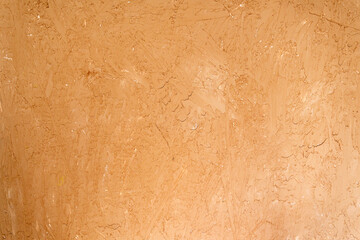 Brown craquelure texture. Brown peeled paint. Concrete surface for design