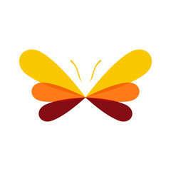 Abstract Butterfly logo template. Logo for beauty, fashion, women, company name.