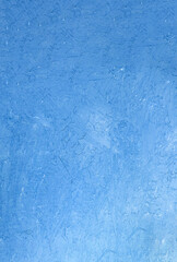 Fototapeta na wymiar Blue craquelure texture. Classic blue peeled paint. Concrete surface for design. Vertical photo