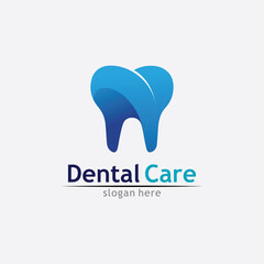 Dental logo Template  vector  illustration tooth icon care