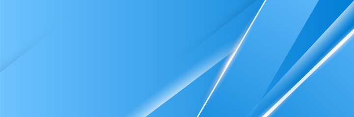 Blue abstract banner background