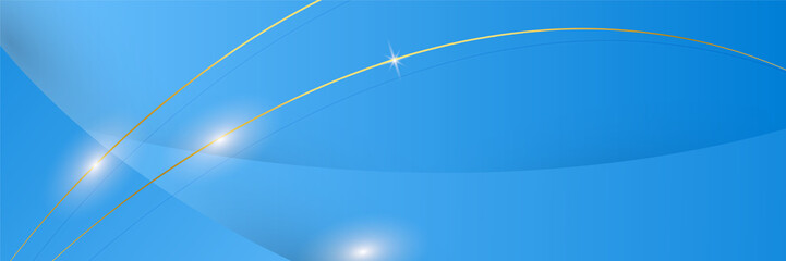 Blue abstract banner background