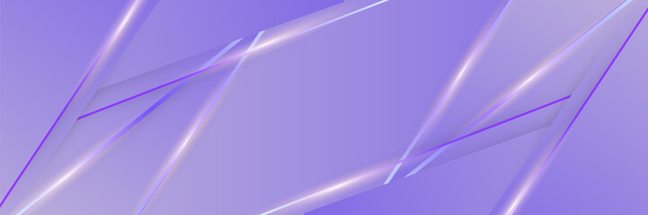 Purple abstract banner background
