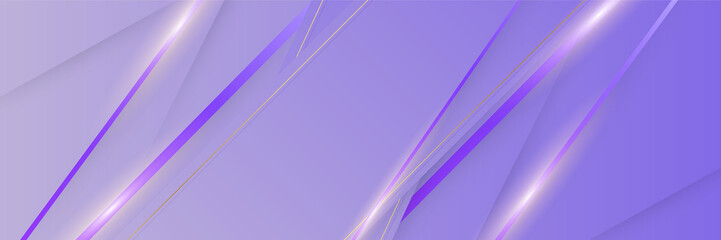 Purple abstract banner background