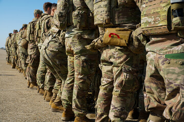 military. military in a military base on the eastern flank of Europe. details. photo during the day.