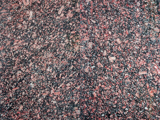 Surface texture of pink granite.