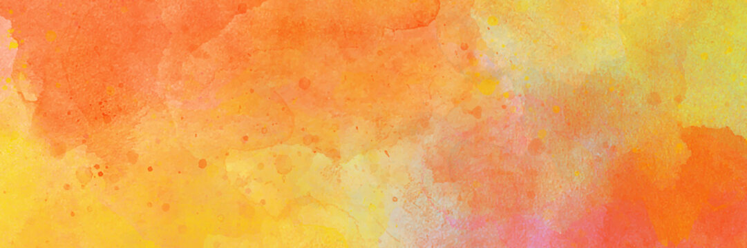 orange watercolor painting on crepe paper background texture. orange paper texture