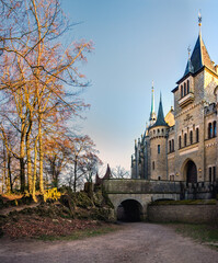 Fototapeta premium Marienburg Castle - Gothic revival castle in Lower Saxony