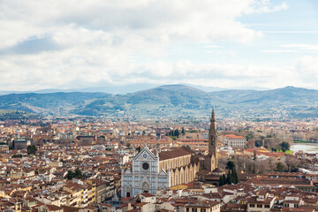 Fototapeta na wymiar Firenze from top view