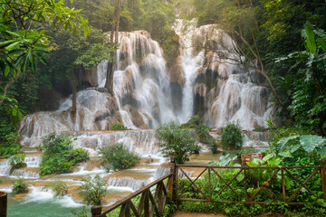 Kuangsi waterfall, asia laos © souayang