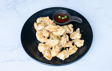 Fried Chicken and French Fries Mixed Selections