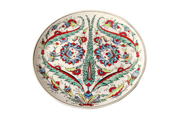 Handmade, authentic gift porcelain plate