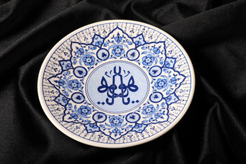 Handmade, authentic gift porcelain plate