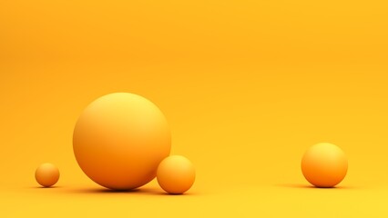 Abstract minimal 3d rendering, bright geometric background with cubes, objects, forms. Modern background design for presentations, brands, templates, banners with empty space.