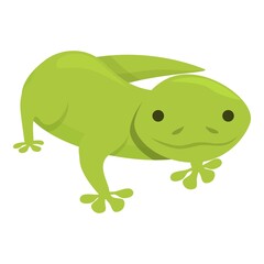 Animal reptile icon cartoon vector. Gecko lizard. Face reptile
