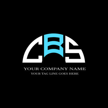 CBS letter logo creative design with vector graphic