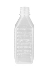 plastic bottle isolated on white background