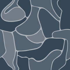 Stone tile abstract navy blues. Seamless pattern. Great for backgrounds, textures, tile, product design projects. Surface pattern design