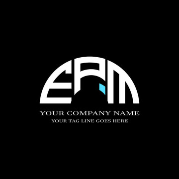 EPM letter logo creative design with vector graphic