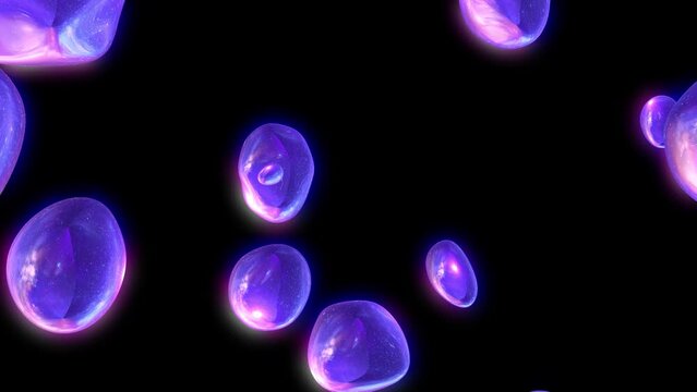 Bolle Fluttuanti nello spazio 3D - Floating bubbles in 3D space
