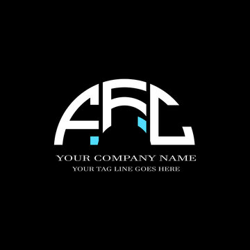 FFC letter logo creative design with vector graphic