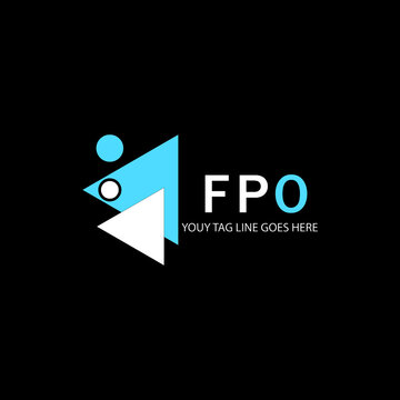 FPO letter logo creative design with vector graphic