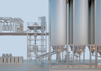 close up industrial metal construction industry © petrovk