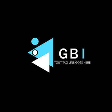 GBI letter logo creative design with vector graphic