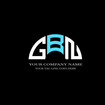 GBN letter logo creative design with vector graphic