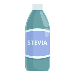 Stevia bottle icon cartoon vector. Vegan food. Milk seed