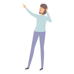 Happy emotion icon cartoon vector. Social head. Brand mind