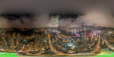 Hong Kong City 360 panorama  photos
