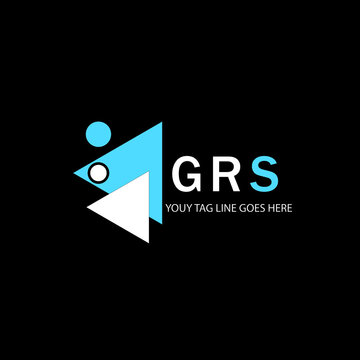 GRS letter logo creative design with vector graphic