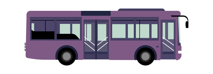Passenger bus Public Transport. Vector illustration
