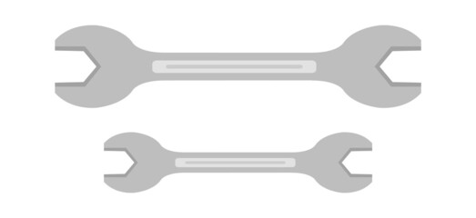 Spanners Construction Tool Icon. Vector illustration